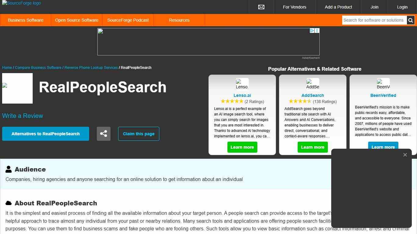 RealPeopleSearch Reviews in 2026